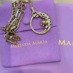 Melinda Maria Jaguar Lariat Necklace